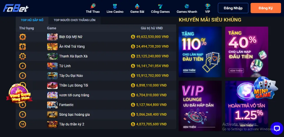 Bàn chơi Baccarat hoặc Blackjack với người chia bài thật tại sgd777 link vào